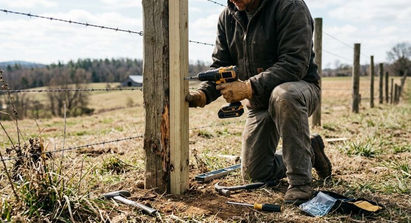 Fence Post Maintenance