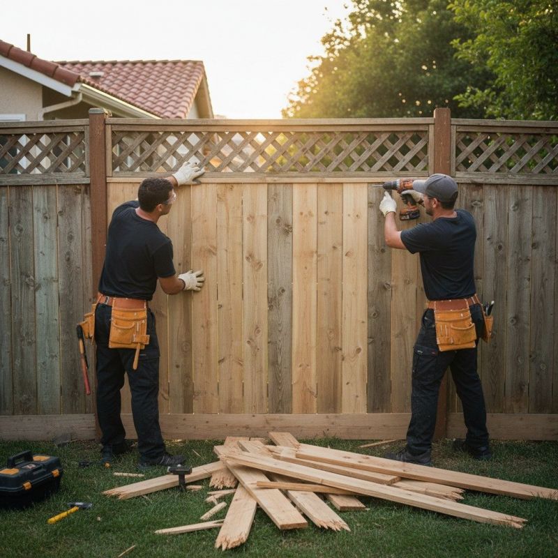 Local Fence Post Maintenance pros at work